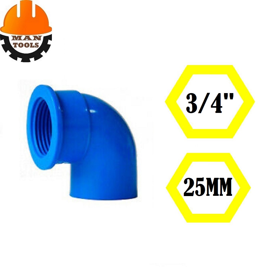 PVC Blue Female Threaded Elbow 3/4" (25mm) Shopee Philippines