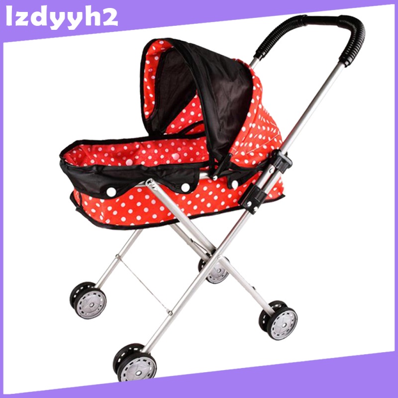 Superfeel Baby Dolls Stroller Pushchair Folding Kids Pretend Role Play