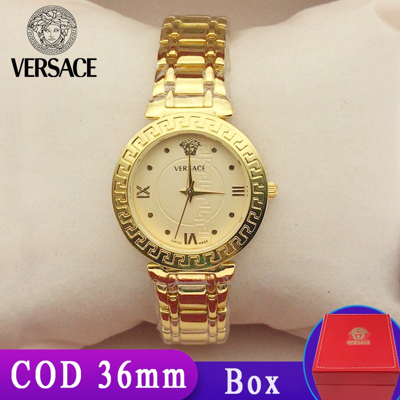 VERSACE watch for women original sale with date automatic waterproof