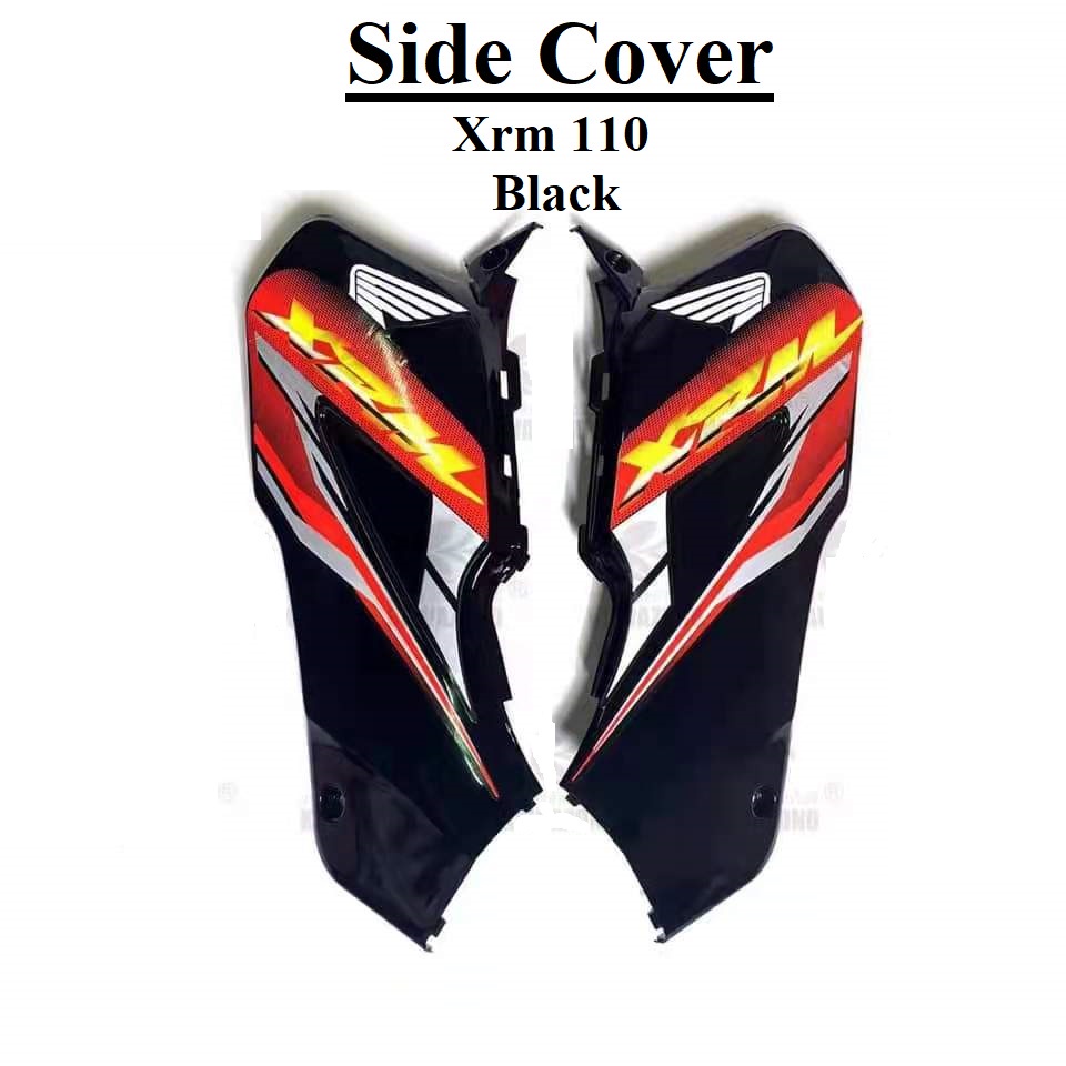 Side Cover For Xrm 110 (Red/Blue/Black/White) Shopee Philippines