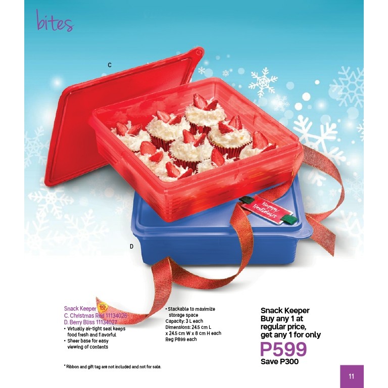 Tupperware Snack Keeper 3L Shopee Philippines