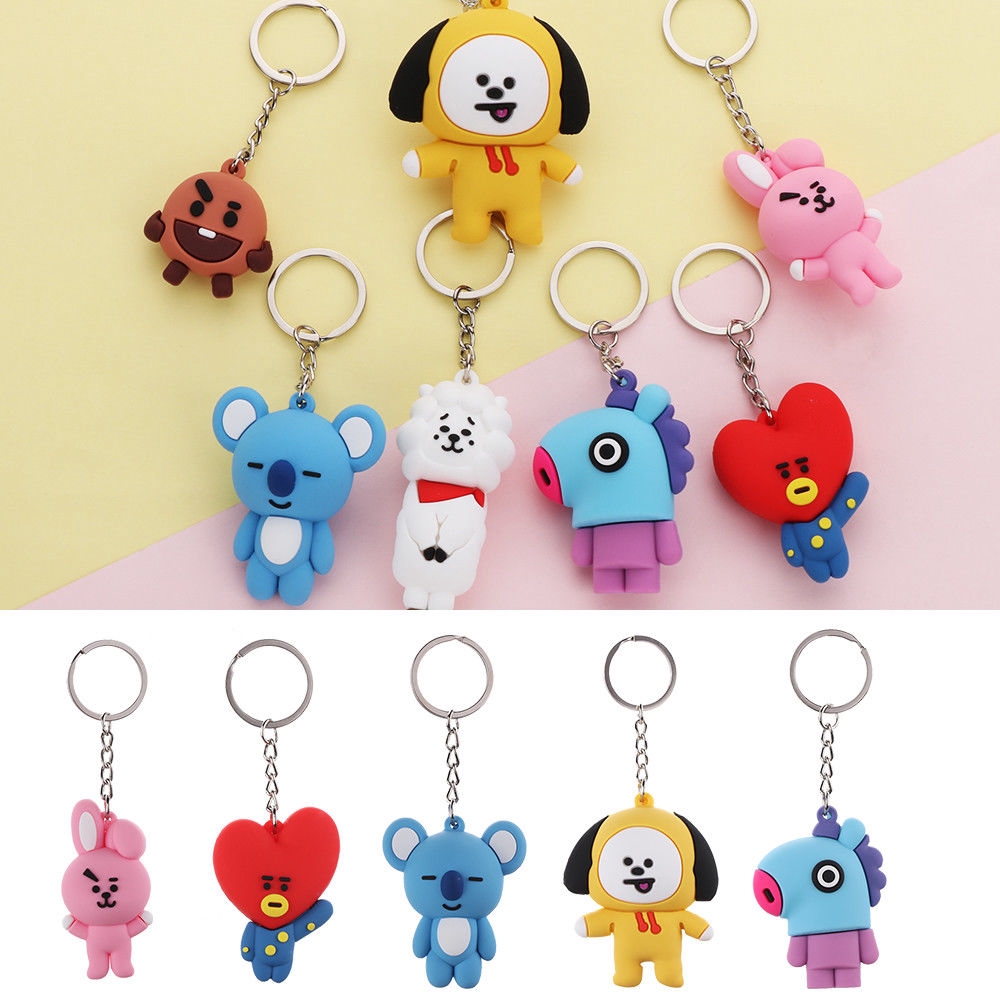 COD KPOP Bangtan Boys BTS BT21 Keychain Collection Keyring Shopee