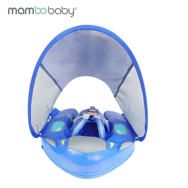 MamboBaby Air Free Chest Float With Canopy For 324 Month Old in