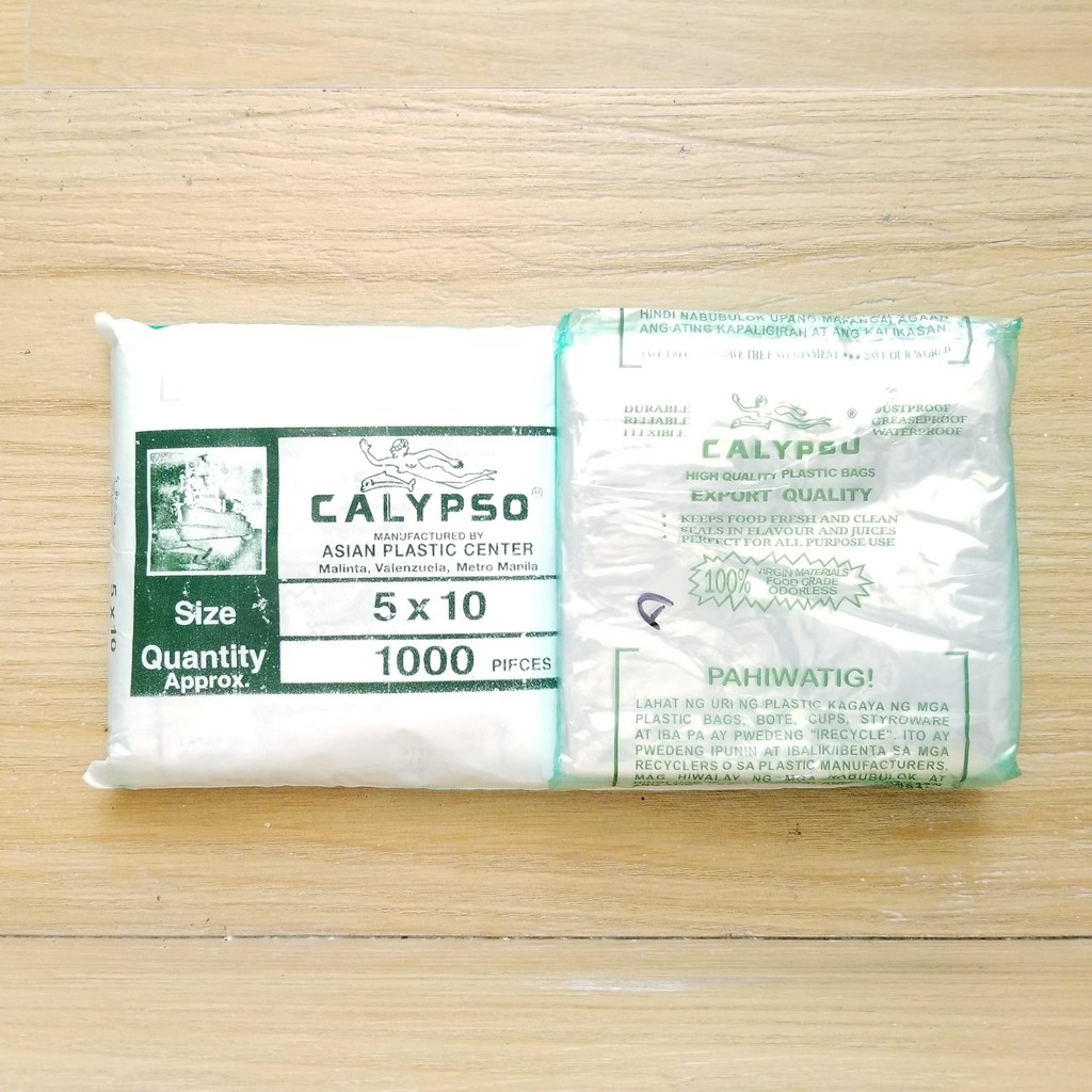 Calypso 5x10 PP Clear Plastic (Linaw) Shopee Philippines