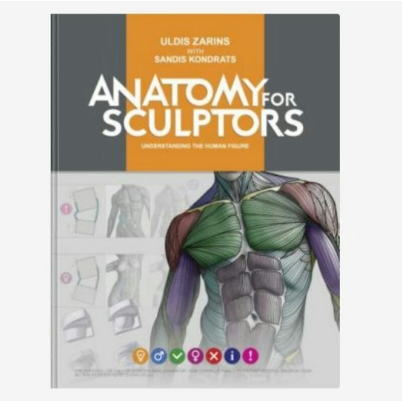 Anatomy for Sculptors by Uldis Zarins with Sandis Kondrats Book for