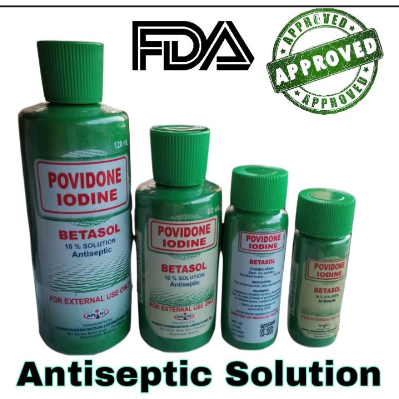 Povidone Iodine Antiseptic 10 Solution Shopee Philippines