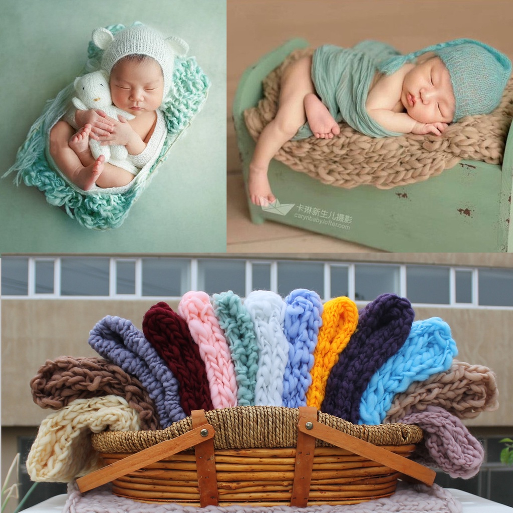 Infant Crochet Baby Costume Crochet Blanket Make Photo For Newborn Baby