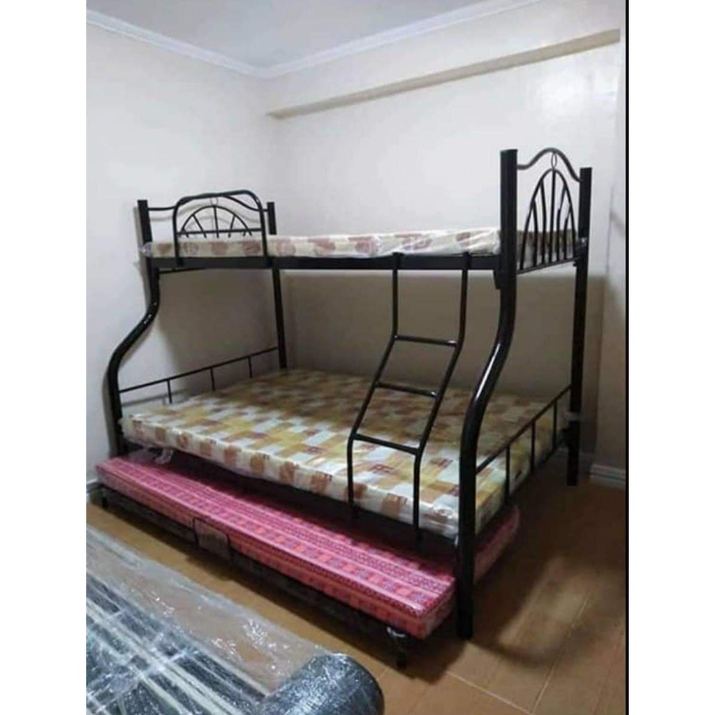 DOUBLE DECK PULL OUT FRAME BED FRAME SINGLE SIZE FREE DELIVERY NCR
