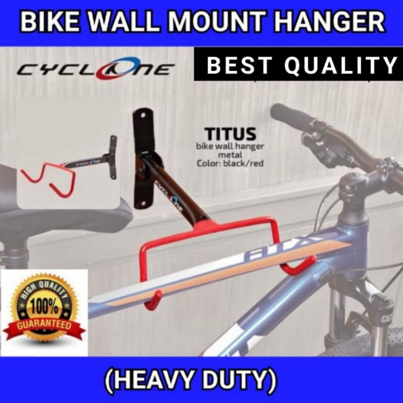 (*BEST QUALITY) HEAVY DUTY BIKE WALL MOUNT HANGER (Cyclone Titus
