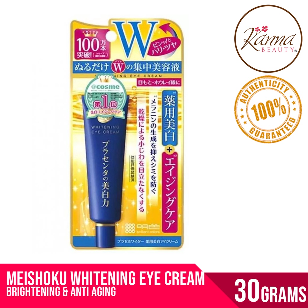 Meishoku Whitening Eye cream 30g Shopee Philippines