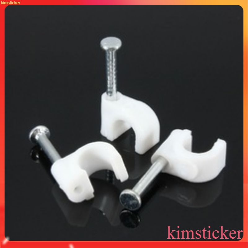 PVC Cable Clip 6mm 8mm 22mm 25mm / Cable U Clip / Wall wire clip