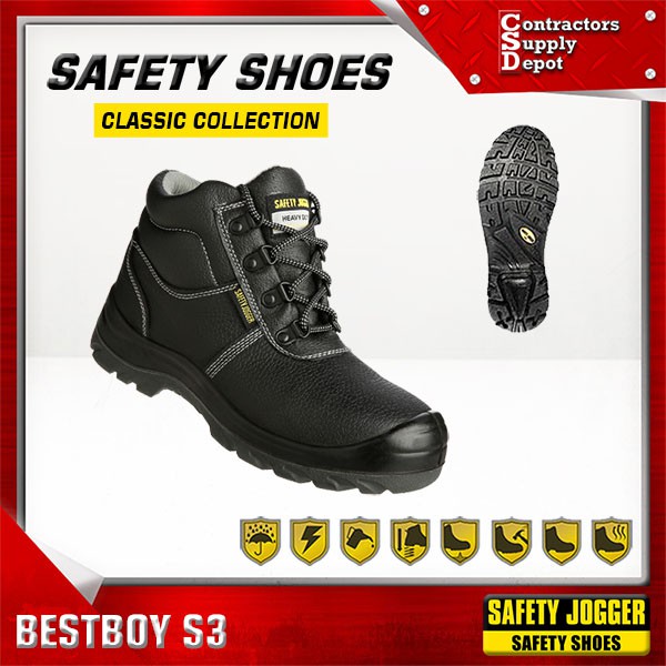 Safety Jogger Safety Shoes Bestboy S3 Shopee Philippines