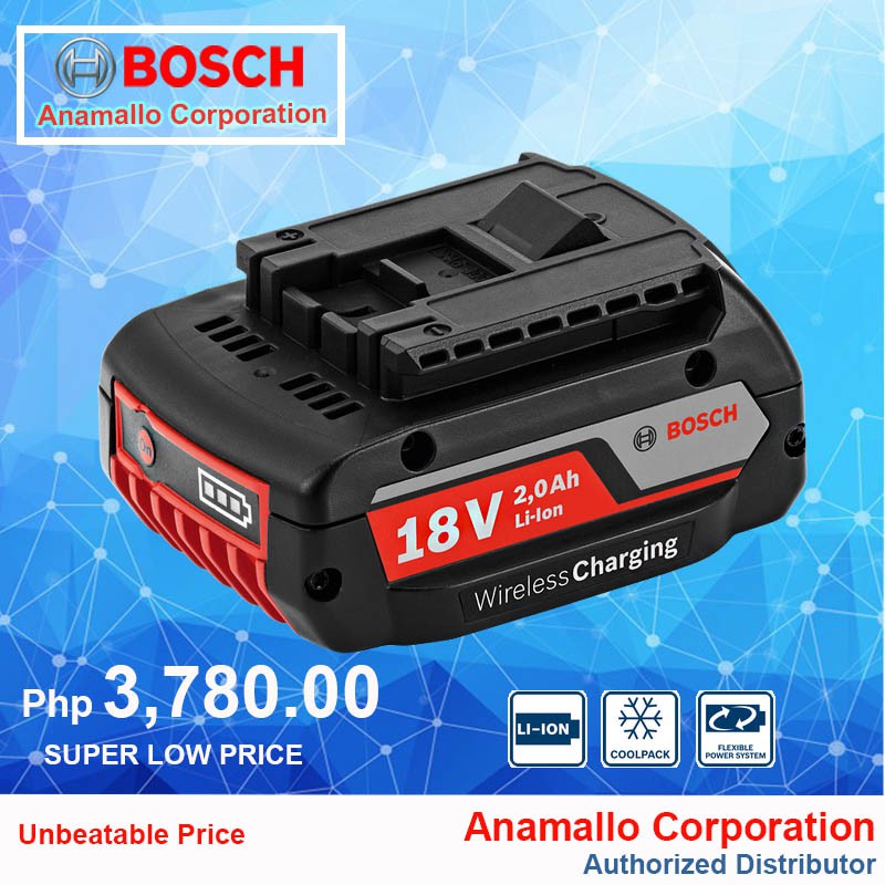Bosch Battery GBA 18V 2.0 Ah MB Shopee Philippines