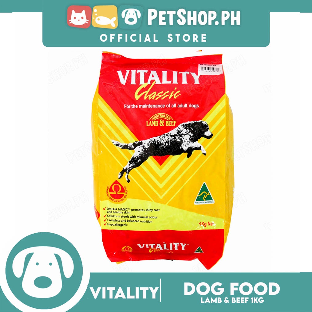 Vitality Classic Dog Food 1kg Super Premium Dog Food For Adult Dogs