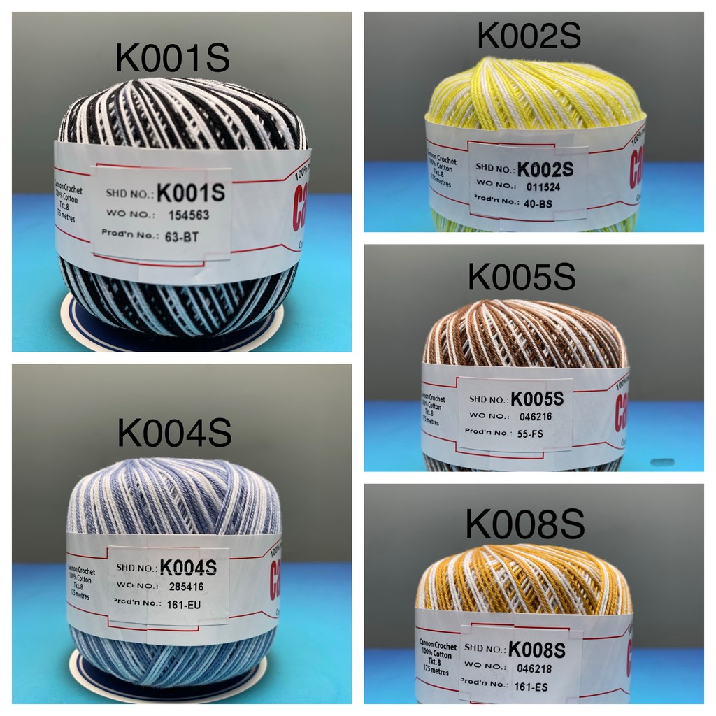 Cannon 100 mercerized cotton crochet thread Shopee Philippines