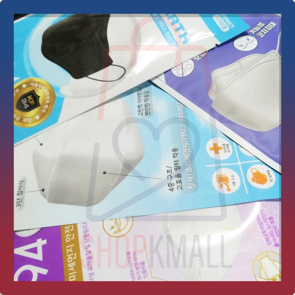 KF94 KOREAN DISPOSABLE MASK ADULT JSM /DR.SOOM/ NEW M KOREA/ ASK EARTH