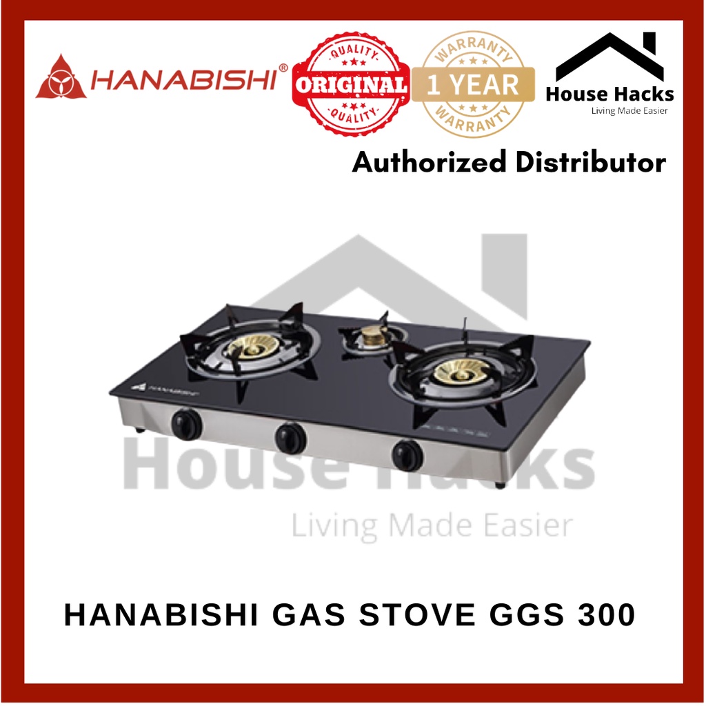 Hanabishi Gas Stove GGS 300 (House Hacks) Shopee Philippines