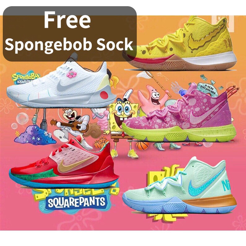 100 original Nike KYRIE 5 x Patrick Spongebob Patrick Star basketball