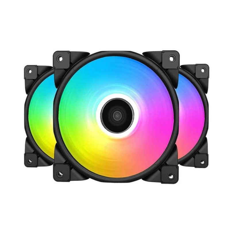 personal fan PCcooler HALO FRGB 3 in 1 Kit 120mm PWM Fan PC Cooler RGB Case Fan Shopee Philippines