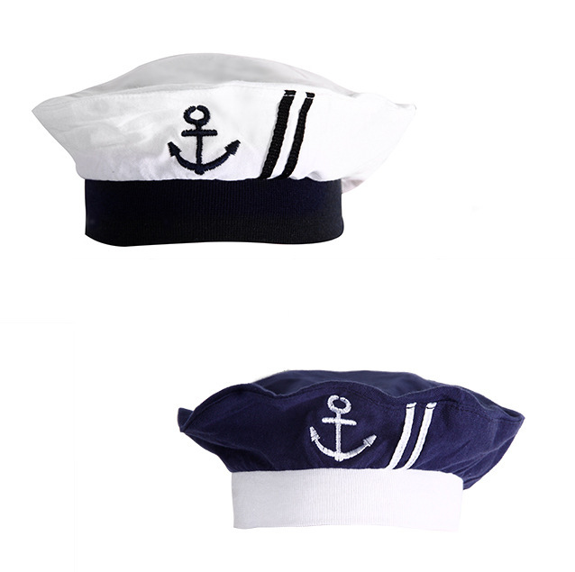 Baby Sailor Hat Infant Boys Girls cap Hats Toddler Navy Style Cap