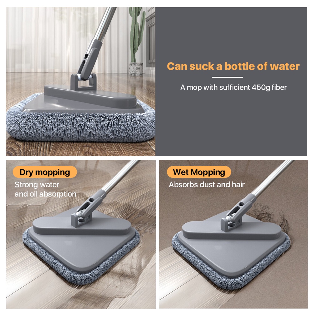 Joybos Self Wash Spin Mop M16 rectangle spin mop Clean and dirty water