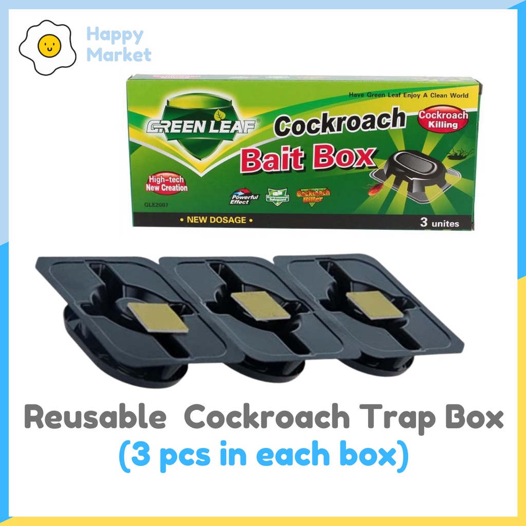 Cockroach Pest Control Roach Killer Trap Box (3 pcs) Shopee Philippines