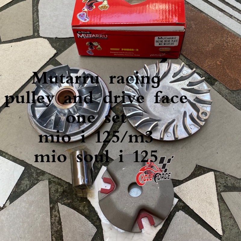 racing pulley & drive face set Mio i 125/M3,soul i 125 mutarru Shopee