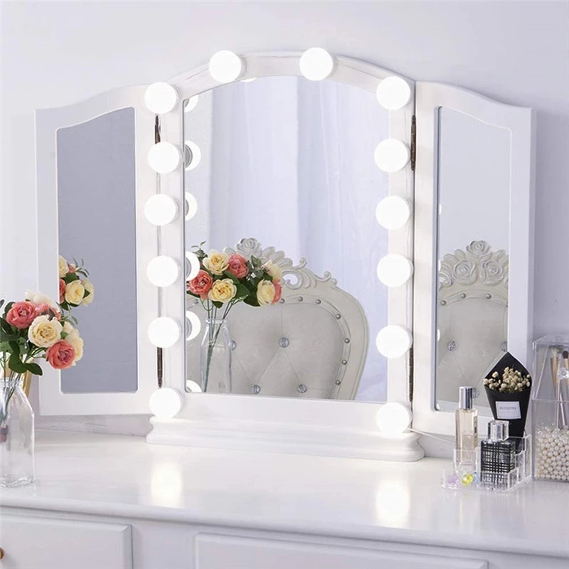 WS Dimmable Makeup Mirror Vanity Light Bulbs Hollywood Style USB Led
