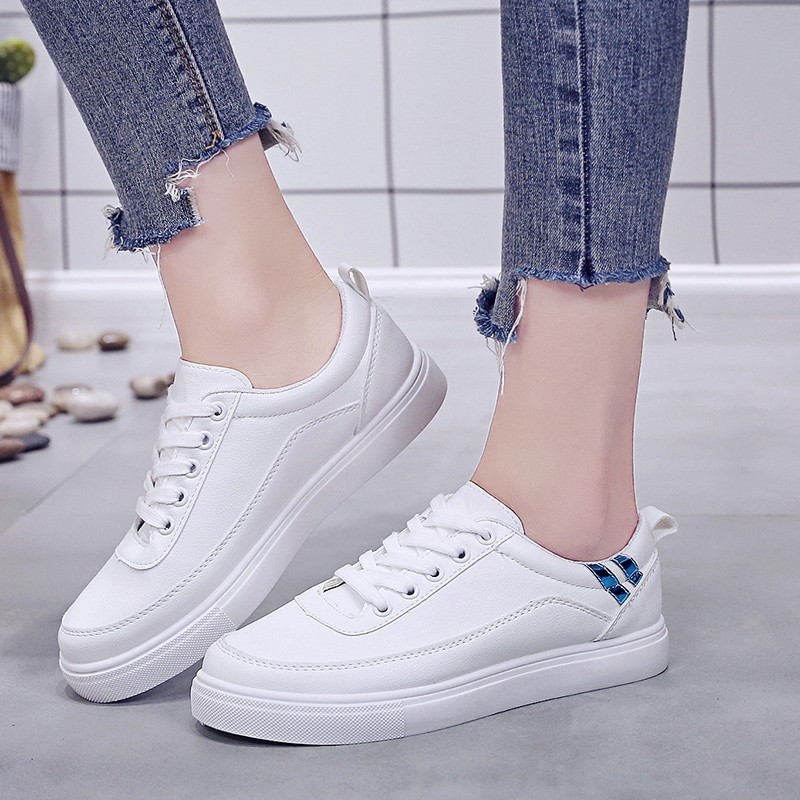 Bago Korean Fashion White Sneakers Rubber School Casual Women Shoes