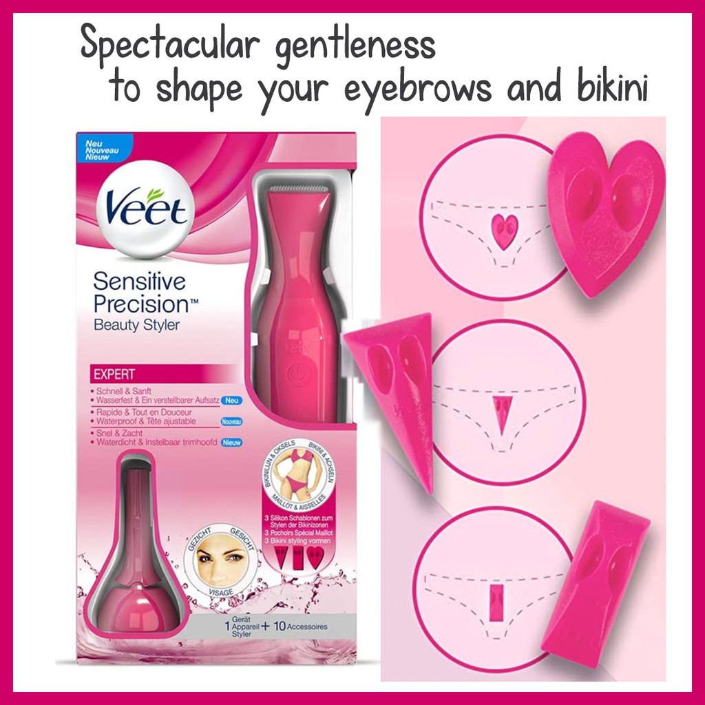 Veet Electric Hair Trimmer Shaver Eyebrows Facial Hair