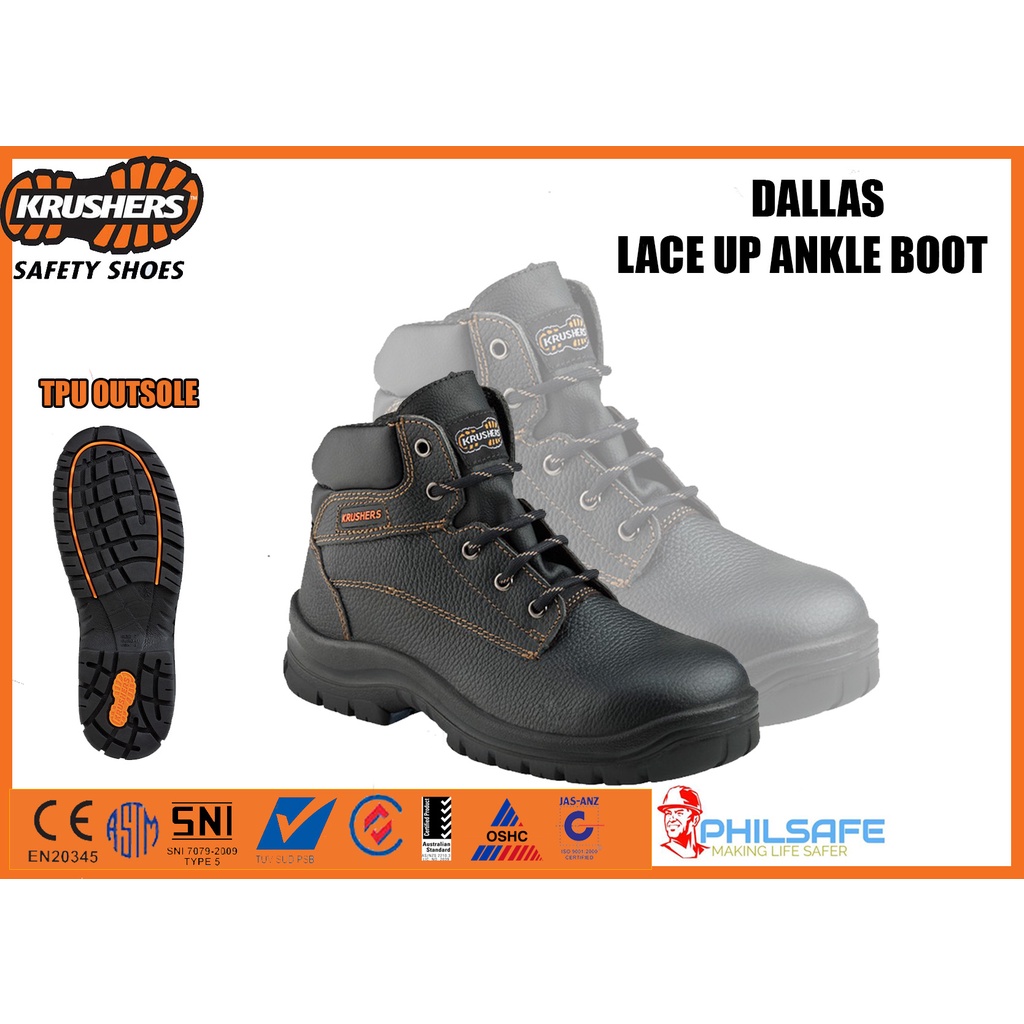 DALLAS KRUSHERS SAFETY SHOES Shopee Philippines