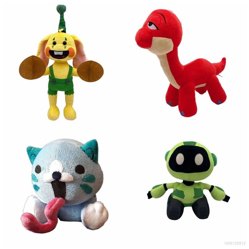 Ellen 40cm Poppy Playtime Plush Toys Bunzo Bunny Dinosaur Cat Robot Stuffed Dolls Gift For Kids