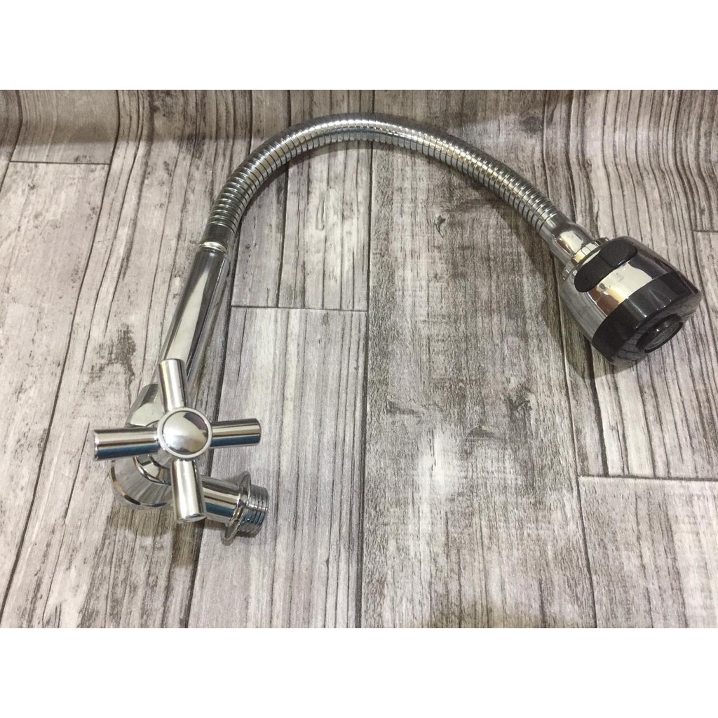 Flexible Goose Faucet Head On Off Washing Dishes Stainless Sink Faucets