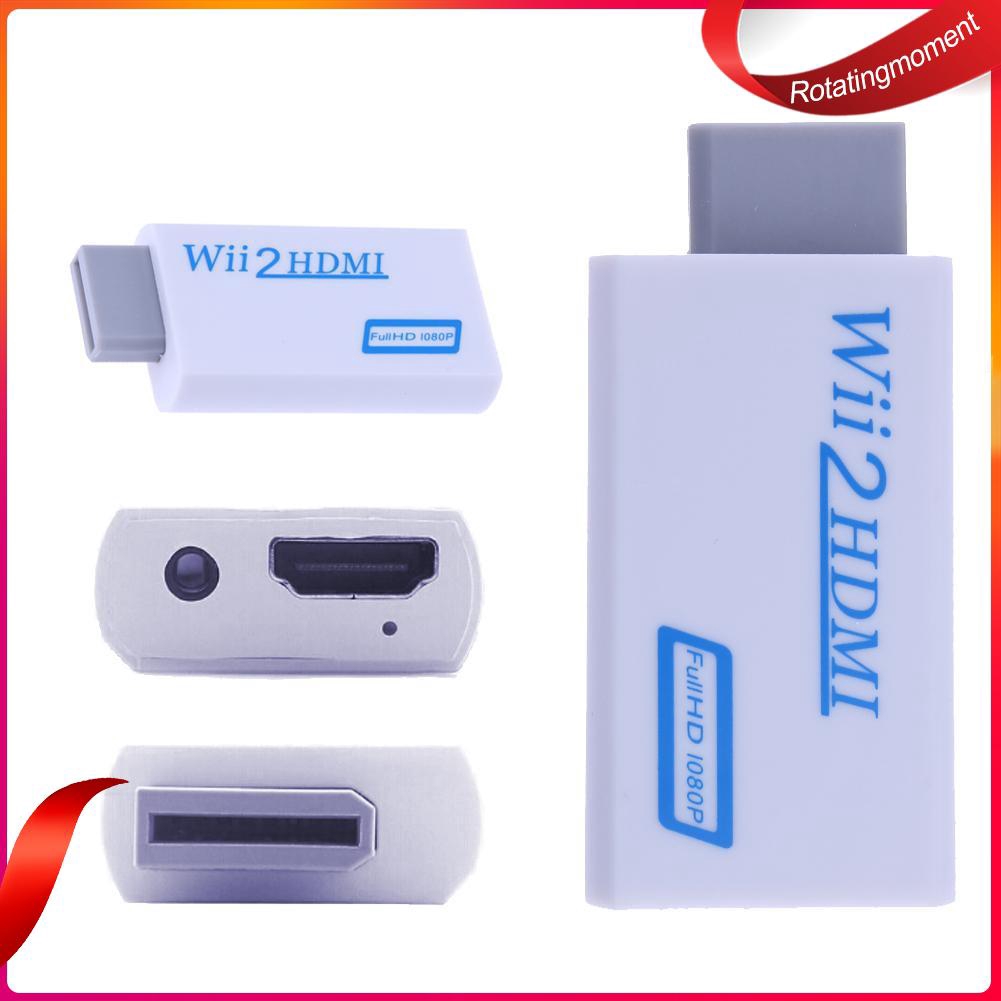 Wii to HDMI Adapter Support 720P 1080P 3.5mm Audio HDTV Wii2 Shopee