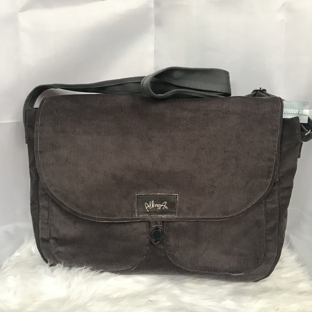 Corduroy Messenger Bag Bags Stylish Classy Crossbody Sling