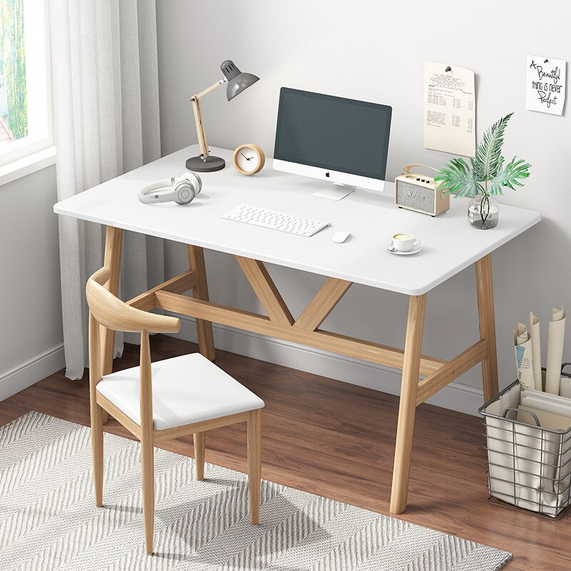 Nordic computer desk desk bedroom small family desk simple household