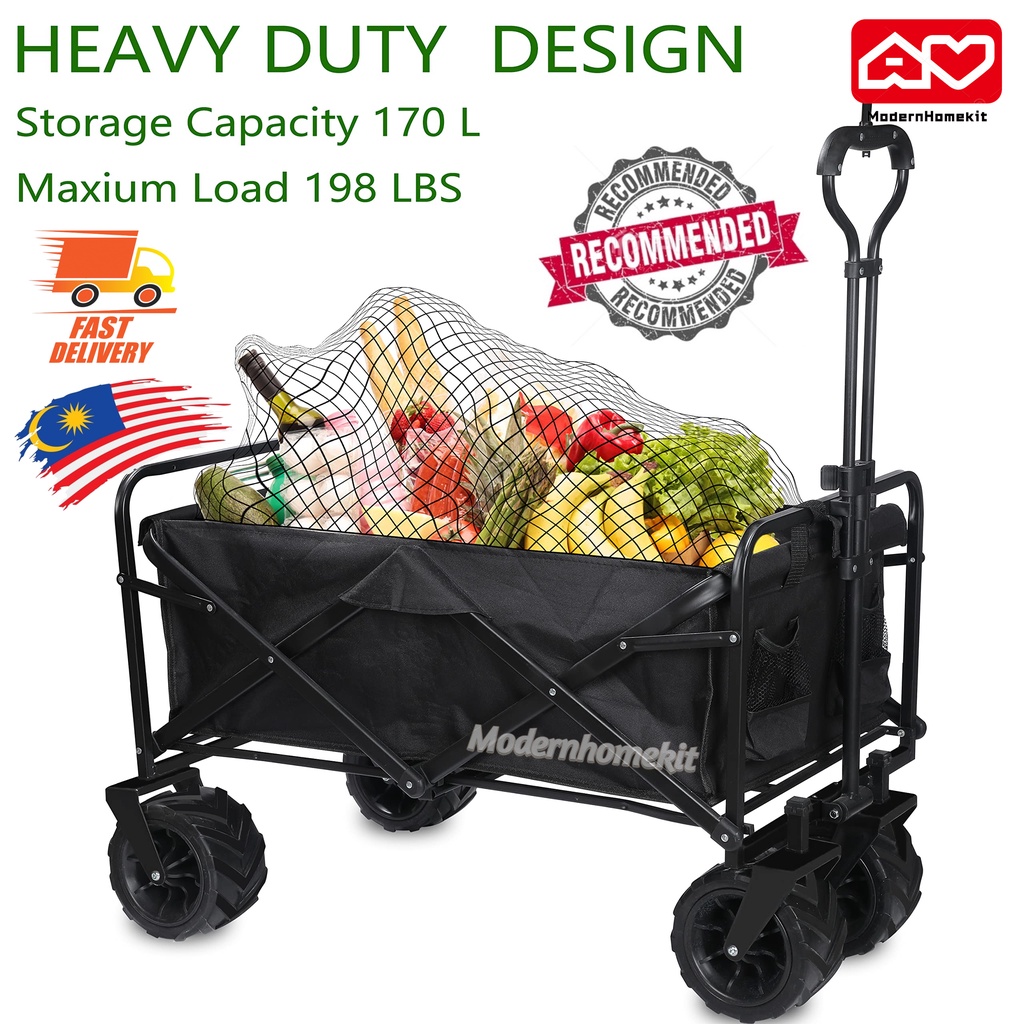 RD Outdoor Trolley Camping Trolley Foldable Wagon Trolley Camping Wagon