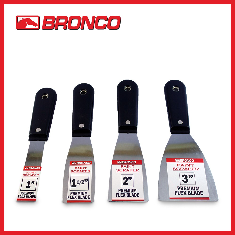 BRONCO PAINT SCRAPER WITH PLASTIC HANDLE Shopee Philippines