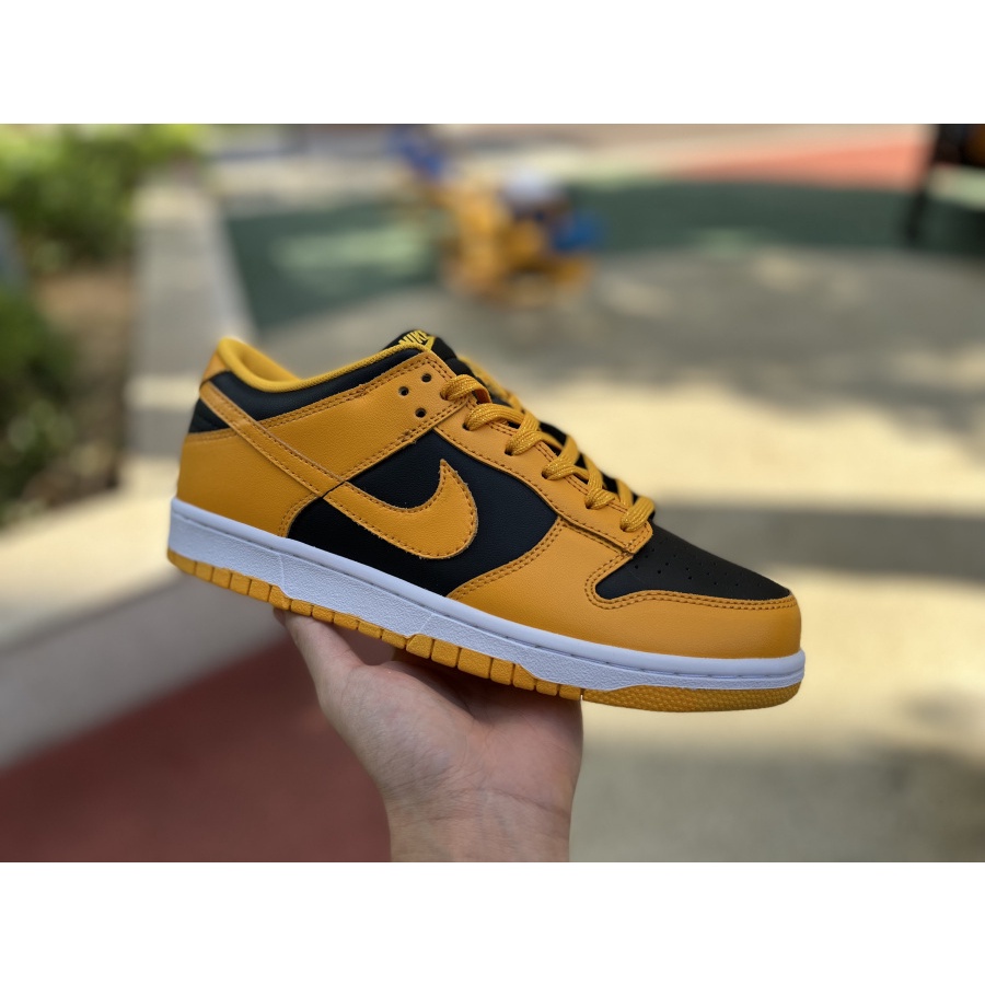 Nike Dunk Low Retro Black Yellow Pollen