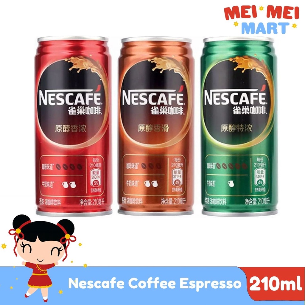 HK Edition Nescafe Coffee Espresso Classic Creamy Mellow Canned Coffee