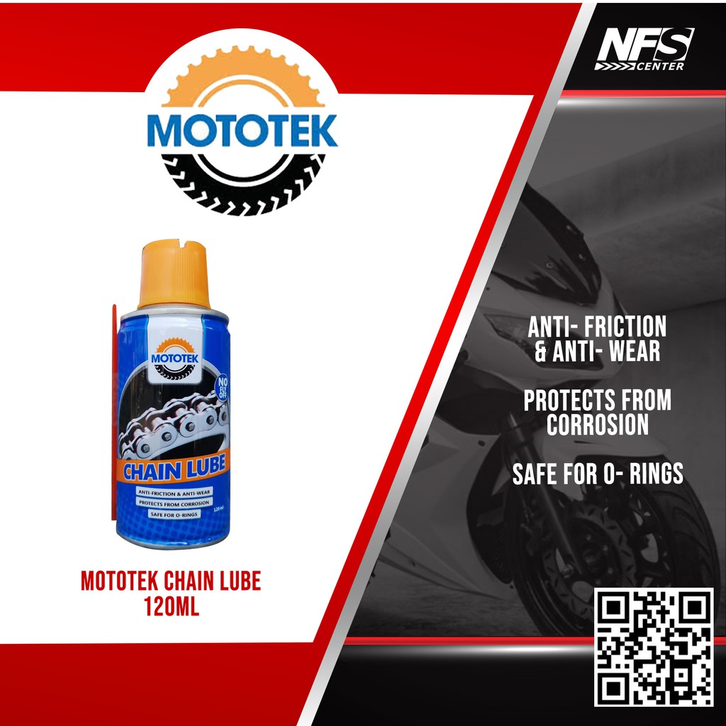 Original Mototek Chain Lube 120ml Shopee Philippines