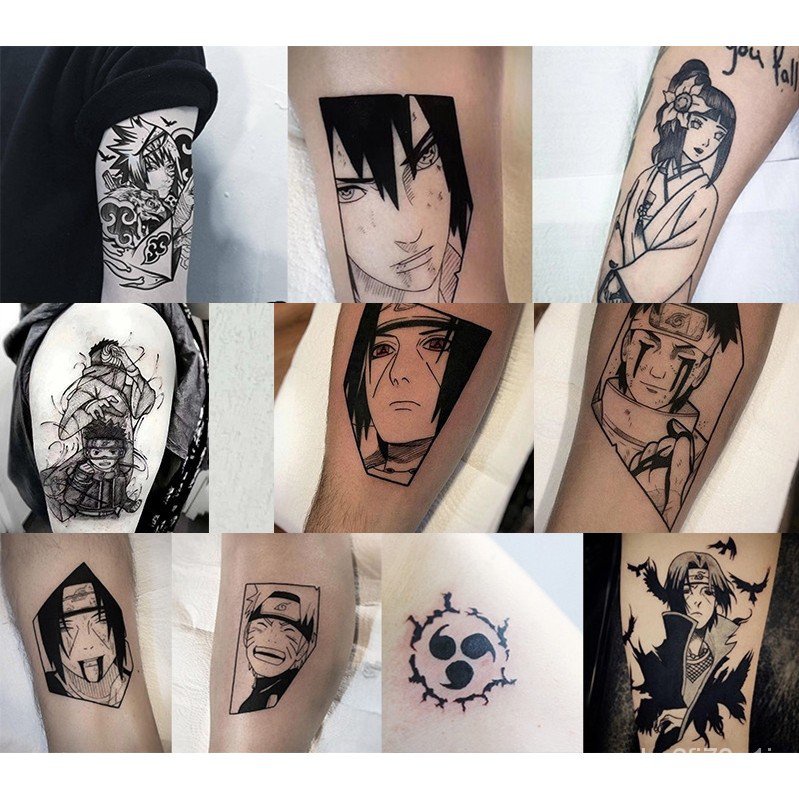 Tattoos✐♂ Get Inked Naruto Anime Temporary Tattoo Fake Body Sticker-------------------------------- | Shopee Philippines 799_x_799_jpg