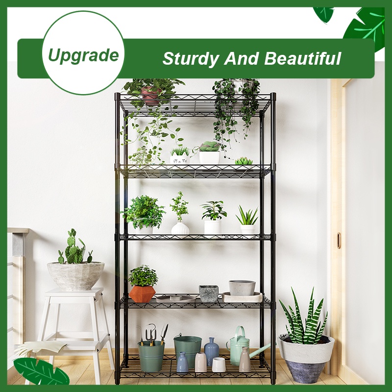 Flower pot Stand Z8895black 75*35*158CM indoor outdoor metal steel pot