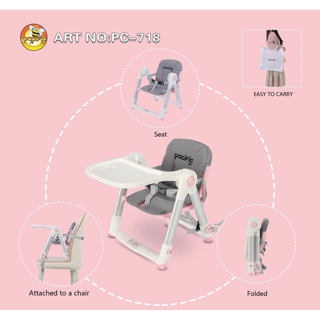 Pacific PC 718 Booster Seat Baby Dining Chair Shopee Philippines