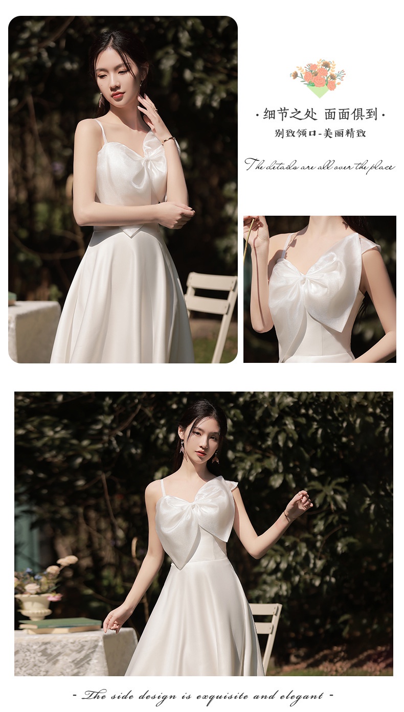 White Formal Civil Wedding Dress, Graduations, Baptismal, Dedication