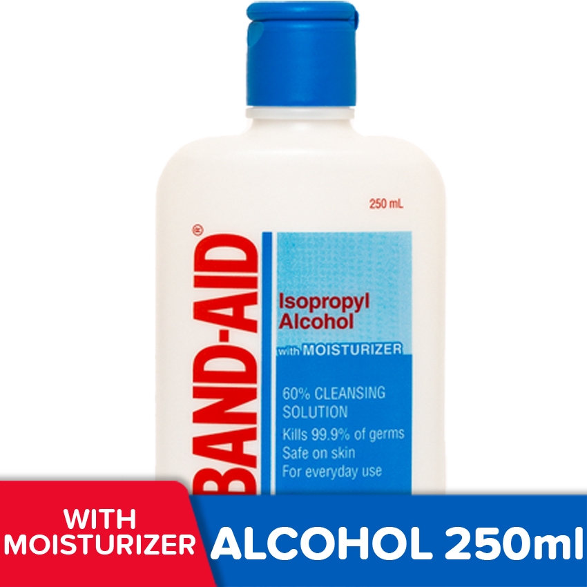 BandAid Isopropyl Alcohol w/ Moisturizers 250ml Shopee Philippines