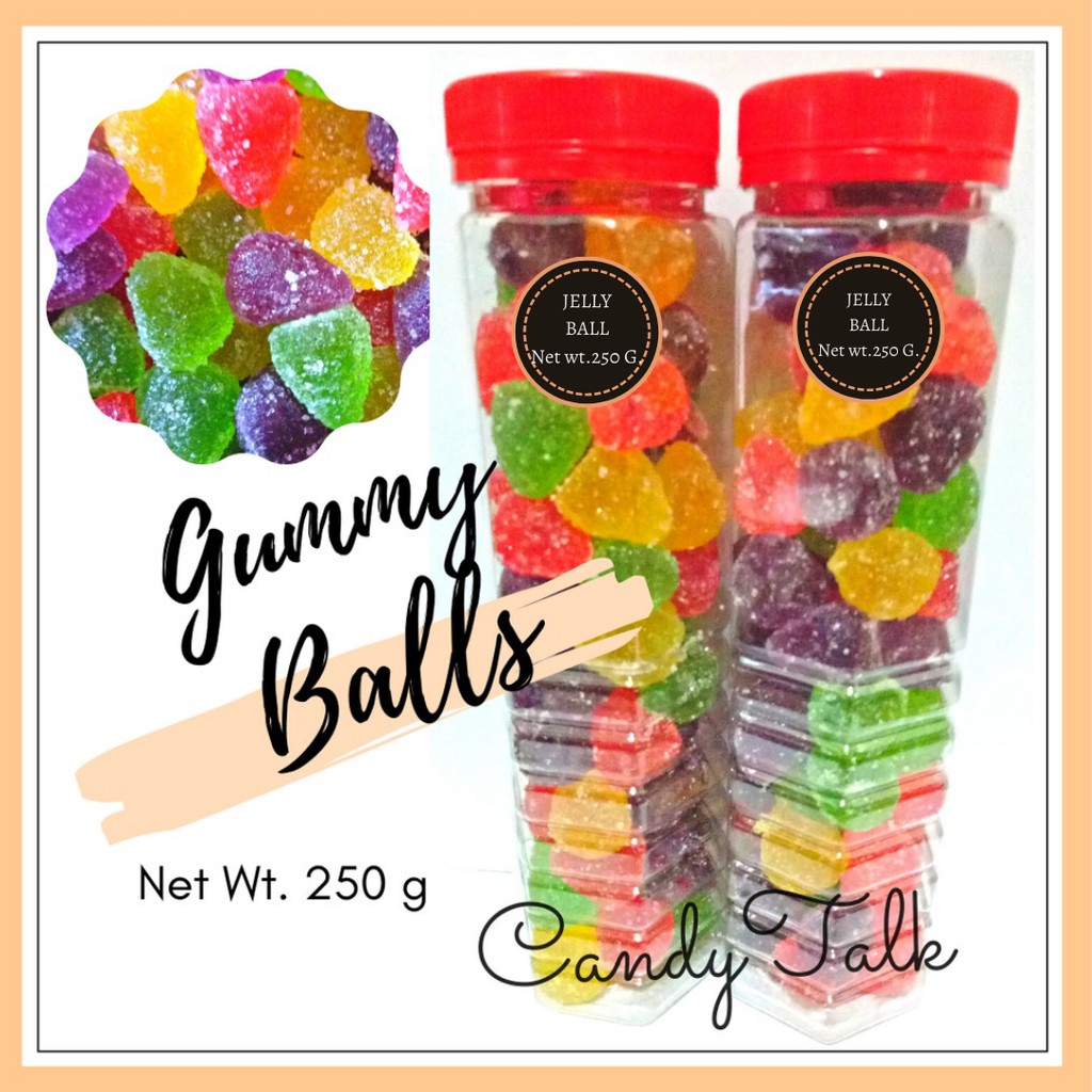 Jelly Ball Gummy 250g. CandyTalk Shopee Philippines