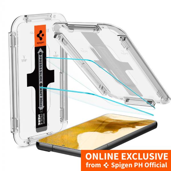 Spigen Galaxy S22 5G Screen Protector EZ FIT GLAS.tR (2 Pack) Shopee