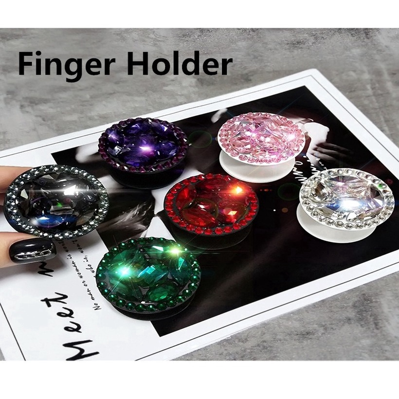 Luxury Finger Ring stent Holder Mobile Stand Diamond Holder for Mobile