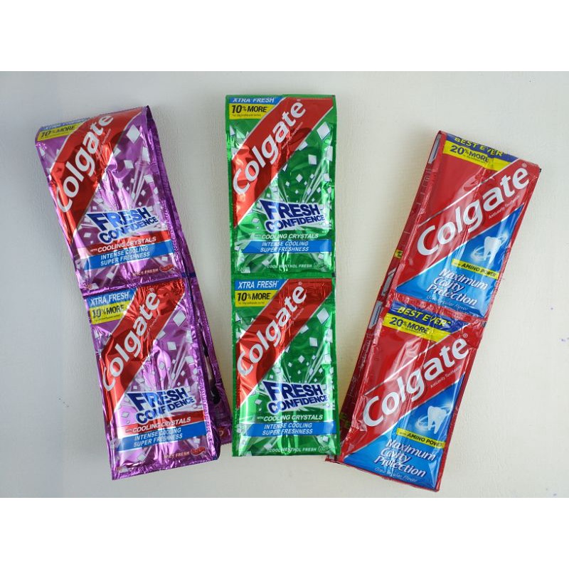 Colgate Toothpaste Sachet /Colgate Anticavity Toothpaste 22g24g 6 Pieces Shopee Philippines